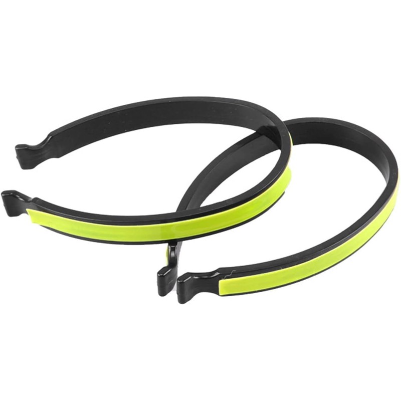 Kryoflare 2Pcs Reflective Cycling Trouser Clips, Ankle Safety Band Bicycle