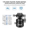 Universal Low center of gravity tripod panoramic head With Quick