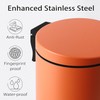 TIPGO Small Trash Can with Lid Soft Close, 4.5 Liters
