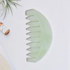 BoAn Natural Jade Massage Comb 2 Pcs,Multi-Functional Head Massage,Meridians Massager