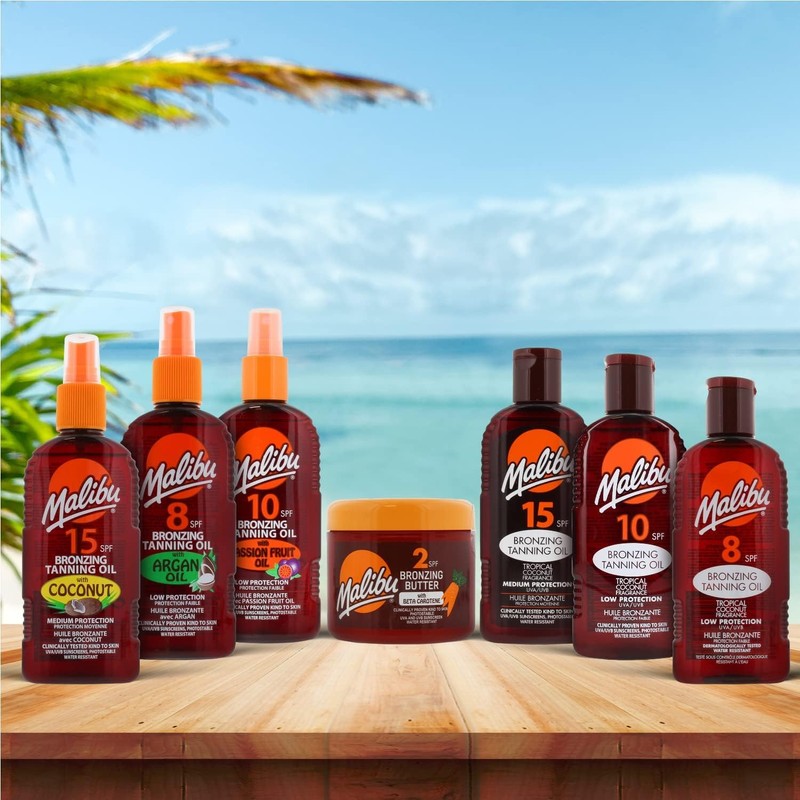 Malibu Fast Tanning Oil with Carotene 200 ml