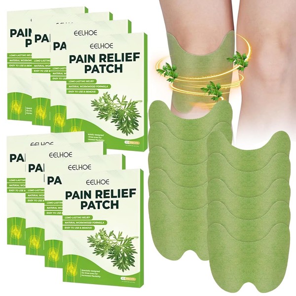 Fivtsme Pack of 80 Wellnee Plasters for Knee, Pain Relief Patch, Pain Relief Patch Knee, Pain Relief Patch Knee, Pain Plasters for Knee, Back, Neck, Shoulder Inflammation