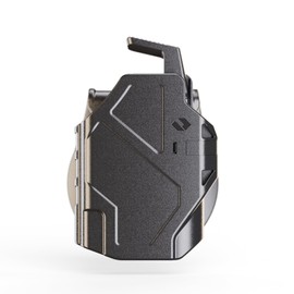 Orpaz Delta G23 Light Bearing Holster Compatible with Glock 23 Holster with Light, Level II Modular Flashlight Adapter and Innovative Flashlight Protector Cap - Unisex (Paddle, Right)