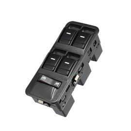 Partuto Front Left Driver Side Master Power Window Switch Fit for Land Rover LR3 - Pack of 1 Black Replacement