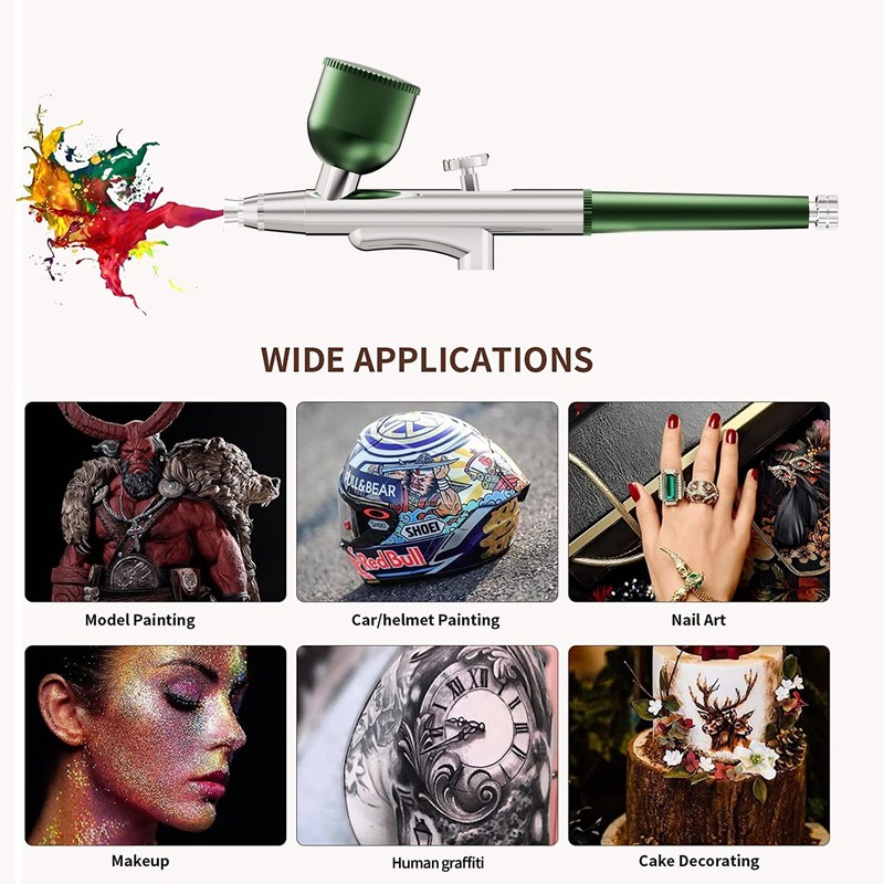 Kit de aerógrafo de aire con compresor de aerógrafo para