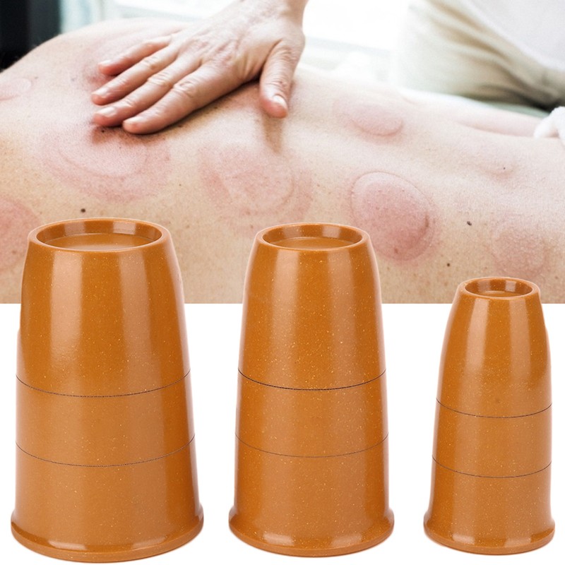 Household Bamboo Cupping Body Massage Healthy Care Vacuum Therapy Cupping