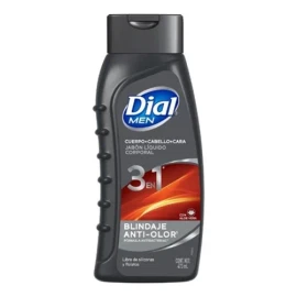 Jabón Líquido Corporal Anti-olor Para Caballero 473ml Dial