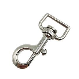 5 Pack Zin Alloy Bolt Snap Hook,25mm/1 inch Spring Lobster Clasp Claw Clip for Backpack Handbag Purse Making Supply Silver PT1613