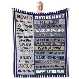 Retirement Gifts for Men, Retirement Gifts for Men 2025, Retirement Gifts, Best Gifts for Retirement Men, Retired Gifts for Men, Best Retirement Gifts Man, Farewell Gifts, Retirement Blanket 50"X60"