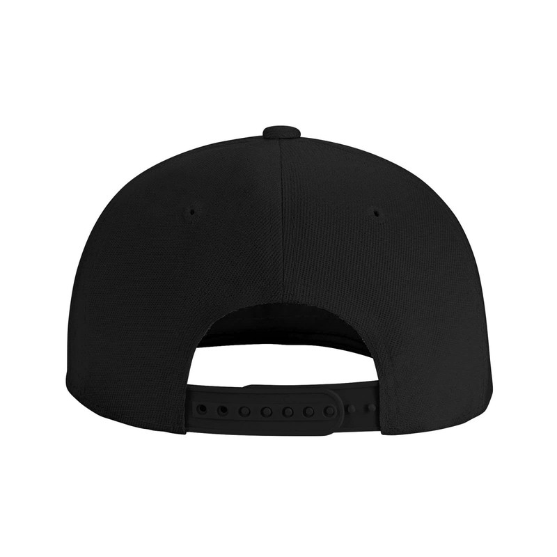 Custom Hip Hop Hat Design Logo Picture Name Flat Men's