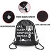 PXTIDY Hockey Bag Hockey Goalie Gift Eat Sleep Stop Goals