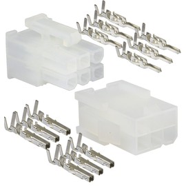 Molex 6 Circuit Wire Connector - 5 Complete Conn. w/Pins Mini-Fit Jr ™