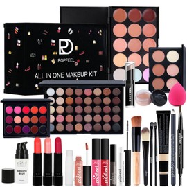 JasCherry BOX04A 24-Piece Make Up Set, Complete Makeup Set for Women and Girls, Ideal Cosmetic Gift for Lips, Face and Eyes