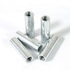 NIDAYE 20 Packs 1/4"-20 Round Rod Coupling Nuts, UNC Threaded