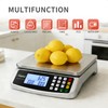 Large Food Scale 110 lb, Commercial Kitchen Scale 50kg with