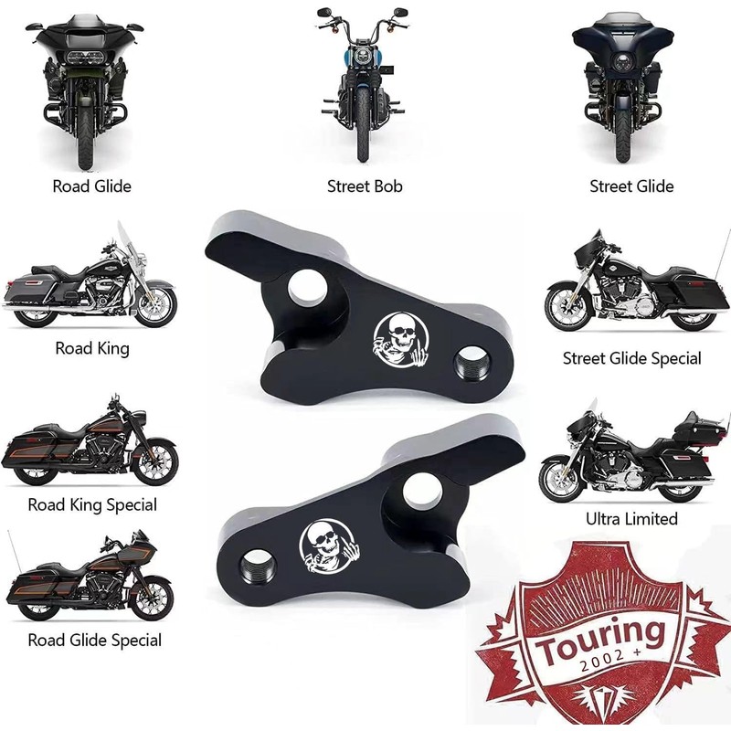 𝟐𝟎𝟎𝟐-𝟐𝟎𝟐𝟑 Black 2'' Inch Lowering Links Blocks Kit compatible with