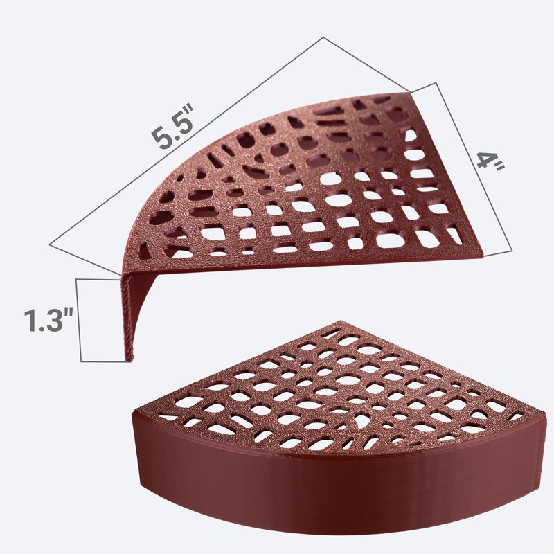 HERPDEN Shrimp Tank Accessories – 2Pcs Fish Tank Decoration, 180°