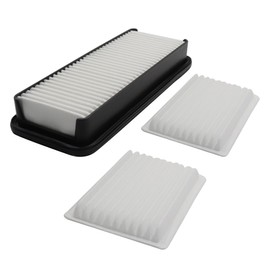 XQSMWF Cabin Air Filter Kit Compatible with Kubota Tractor SVL75-2C SVL75C SVL90-2C M6040 M7040 L3240 L4060 L4240 L4740 B2650 B3000 B3030 B3350 Cabin Replce 6A671-75090 014520-0804