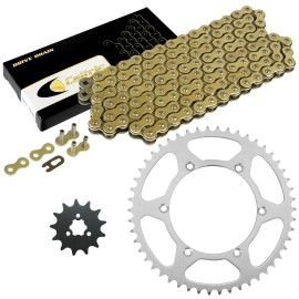 Caltric Drive Chain and Sprockets Kit fits Kawasaki KX125 KX 125 1996-1997