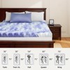 Dreamsmith 3 Inch 7-Zone Queen Memory Foam Mattress Topper, Cooling