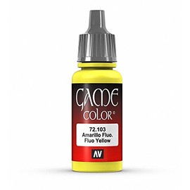 Vallejo Game Color 17 ml Acrylic Paint - Fluo Yellow