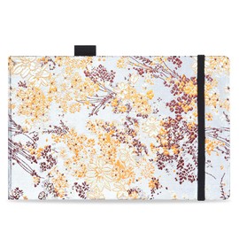 5" x 8" 220gsm Watercolor Journal Hardbound 80pgs（40 Sheets Front Back 2 Textures） Travel Size for Calligrapher Colored Pencil Watercolor Sketch Book Handmade Cloth Cover Notebook Little Flower