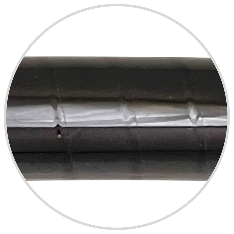 Metallic Hula Hoop, black Ø80cm