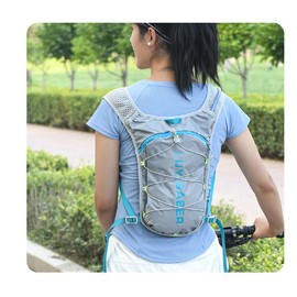 Clapoyis Trelan Zack, Running Backpack, Small, Non-Shaking, Hydration, Walking, Marathon, Running, Biking, Bag, Cycle Backpack, Men's, Non-Shaking, Lightweight, Running, Backpack, Small (Gray, S)