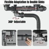 Expandable Flexible 1 1/2" or 1 1/4" Pipe kit for