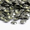 Beadsland Dome Studs Hotfix in Size 6mm,1/3 Round Flat Back