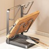 Organizadores de tapas de cocina inoxidables, Dark Gray 1-TIER