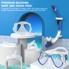 Greatever Dry Snorkel Set,Panoramic Wide View,Anti-Fog Scuba Diving Mask,Professional Snorkeling