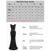 MUXXN Women's Fishtail Wedding Guest Formal Evening Cocktail Long Maxi