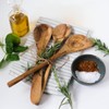 HOFMEISTER Olive Wood Cooking Spoon (2 x Sharpener Cooking Spoons