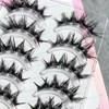 5 Pairs Wet Eyelashes False Eyelashes Japanese Thick Anime False
