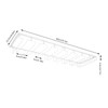 CeRaBuRET Practical And Elegant Wine Glass Rack Under The Cabinet,