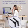 ANTEISI Folding Shelf Brackets Hinges 2 Pcs,Drop Leaf Hinges,Wall Drop