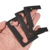 uxcell 4Pcs Glass Hinge Gasket, Shower Doors Hinge Plastic Glass
