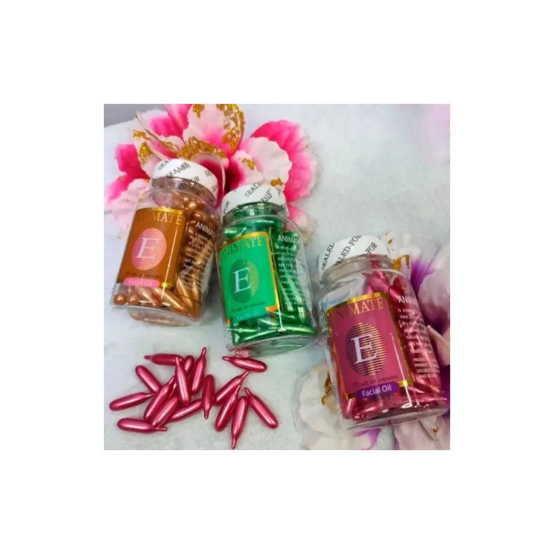 Vitamina E Natural En Capsulas Facial Piel Arrugas Manchas