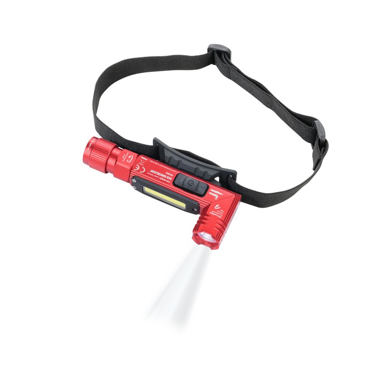 TROIKA Flashlight/Glow Torch, Multifunctional: Work/Safety and Headlamp - ECO Glow
