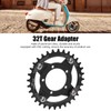 Keenso 104BCD Chainring, 32T Chainring Mid Drive Chainring Adapter Aluminum