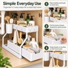 2-Tier Under Sink Organizer for Kitchen & Bathroom – Stainless