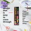 INFUNLY 6Pcs Inspirational Words Cross Stitch Bookmark Kits 8"x2.4" DIY
