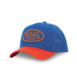 Von Dutch Men's & Women's Cap, Trucker Cap, Adjustable, Blue, One size