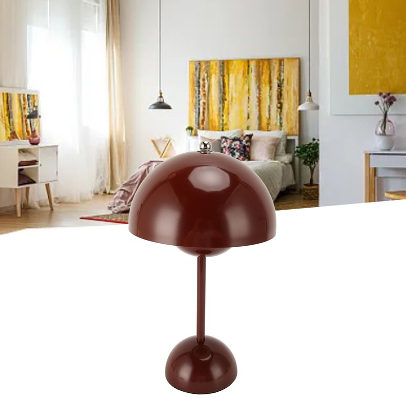 Mushroom Table Lamp 1800mAh LED 3 Lighting Modes USB Type