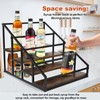 YQBRAO Coffee Syrup Rack Organizer,Coffee Bar Syrup Bottle Rack,Wine Rack,Spice