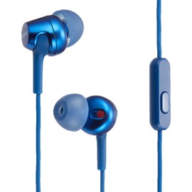 Sony MDR-EX255AP MDR-EX255AP L Earphones, In-Ear Type, Remote Control and Microphone Included, Blue