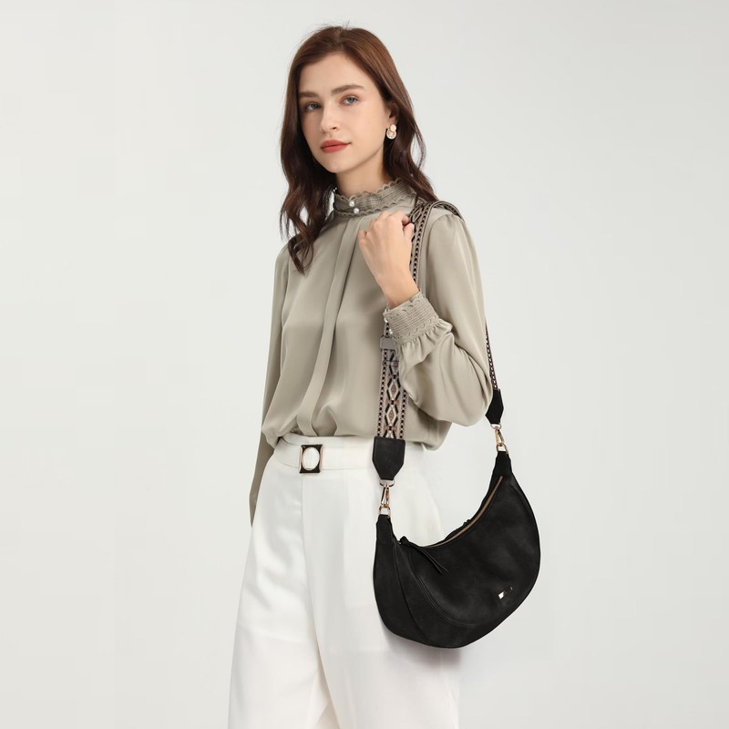 Gladdon Eco-friendly Faux Leather Shoulder Bag Medium Bag Adjustable Shoulder