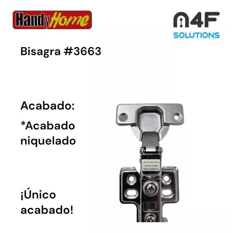 Handyhome Bisagra Handy Home 11.5 Cm X 6.2 Cm 25paq