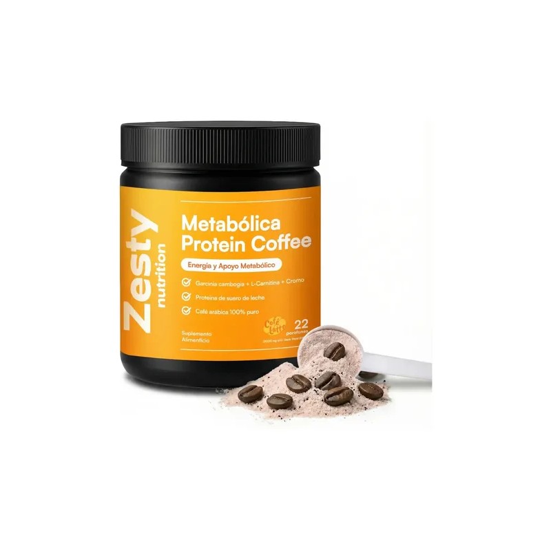 Zesty Metabólica Protein Coffee Con Café Arábica 100 Puro